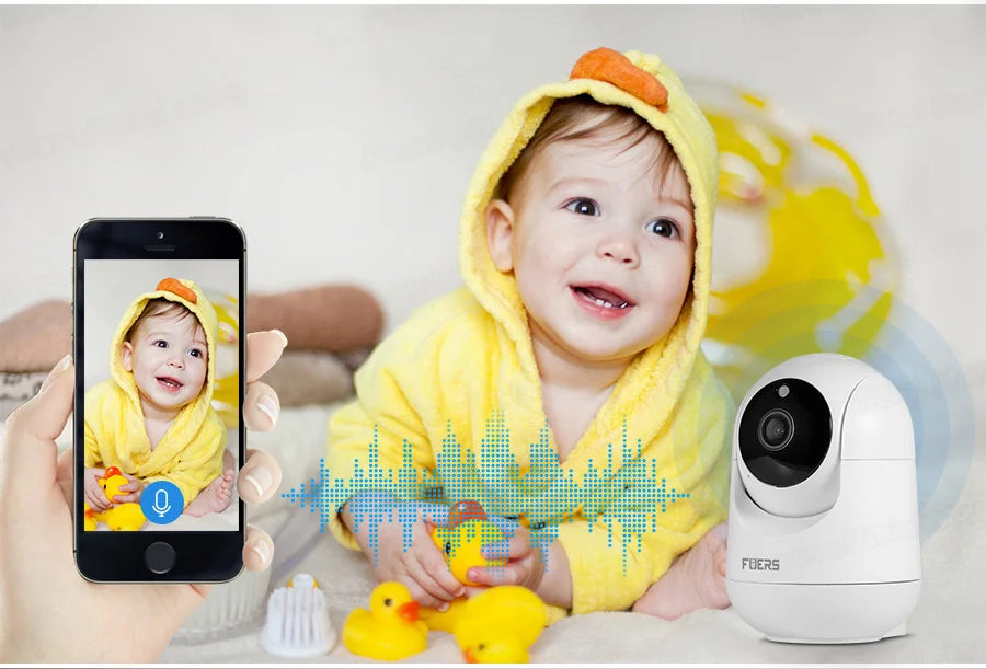 Fuers 5MP WiFi Kamera Tuya Smart Home Indoor Drahtlose IP Überwachungskamera AI Erkennung Automatische Tracking Sicherheit Baby Monitor