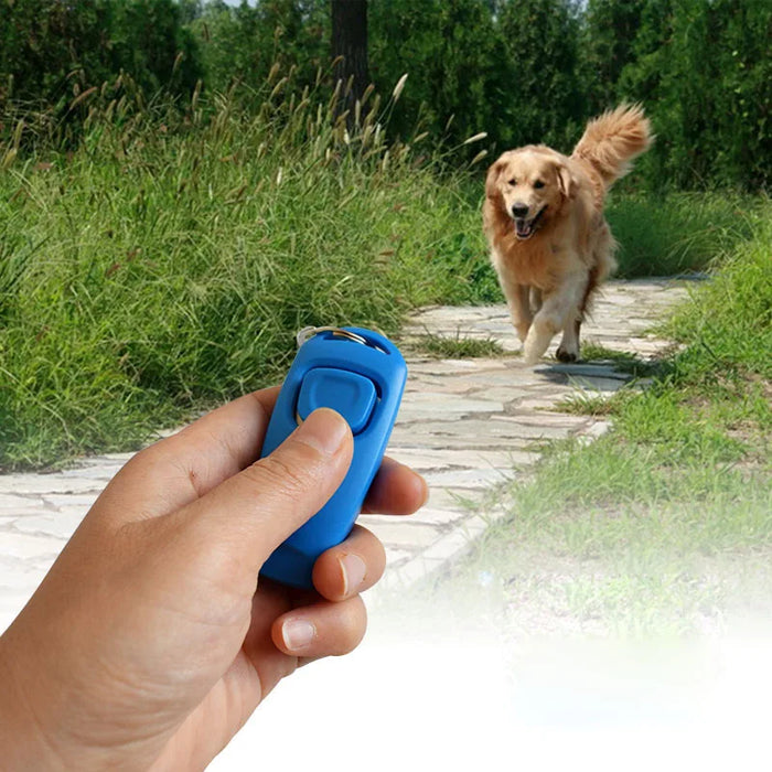 Hunde-Clicker-Trainingsgerät mit leichtem Material und Pfeife, 2-in-1-Design für das Verhaltenstraining