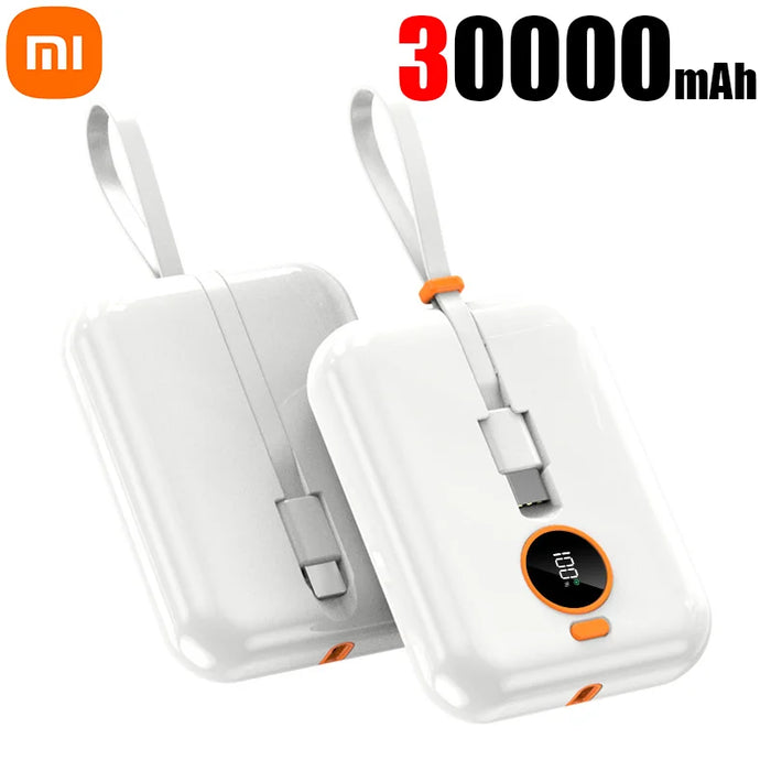 Xiaomi-Banco de energía de alta capacidad, 50000mAh, 66W, carga súper rápida con pantalla Digital LED para iPhone, Samsung, Huawei