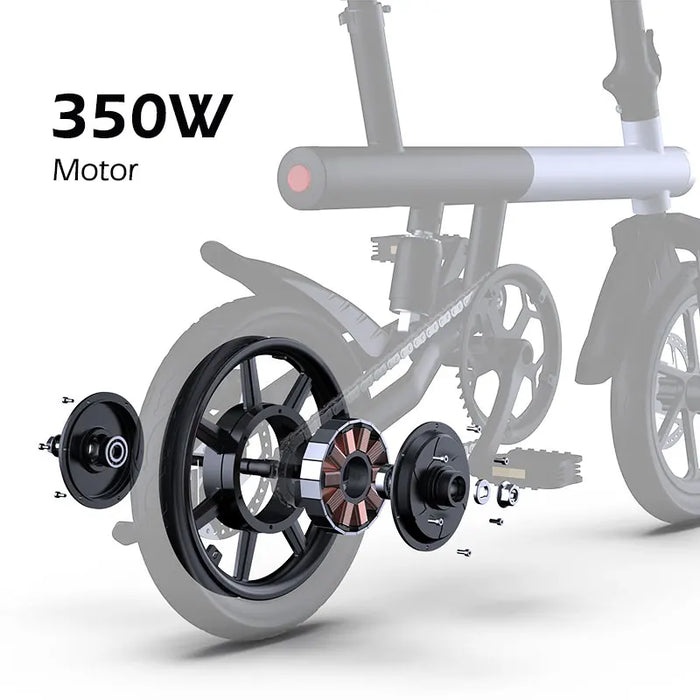 Mankeel MZ-4 14 pouces Fat Bike électrique pour adultes 350W 36V 7.8Ah Fat Bike pliant pour les déplacements urbains