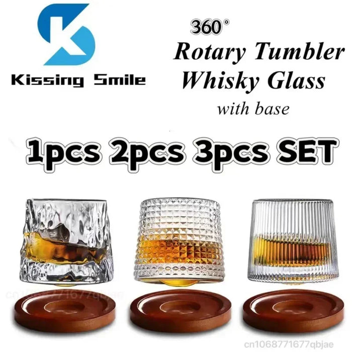 Verres à whisky créatifs et durables avec design tourbillonnant pour cocktails, vin, brandy et plus encore – Parfaits pour les fêtes et la détente.