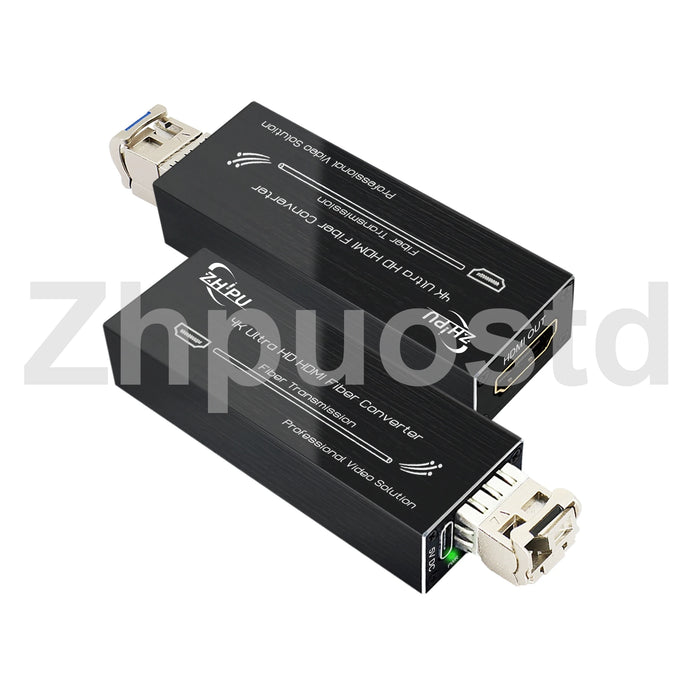 Mini 4Kx2K HDMI Fiberomvandlare 30Hz/60Hz 10.3Gbps OM3 multimodo hasta 300M