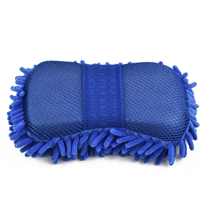 Esponja de chenilla de microfibra para lavado de coches, cepillo de lavado, limpiaparabrisas, guantes para el cuidado del coche y accesorios de peinado