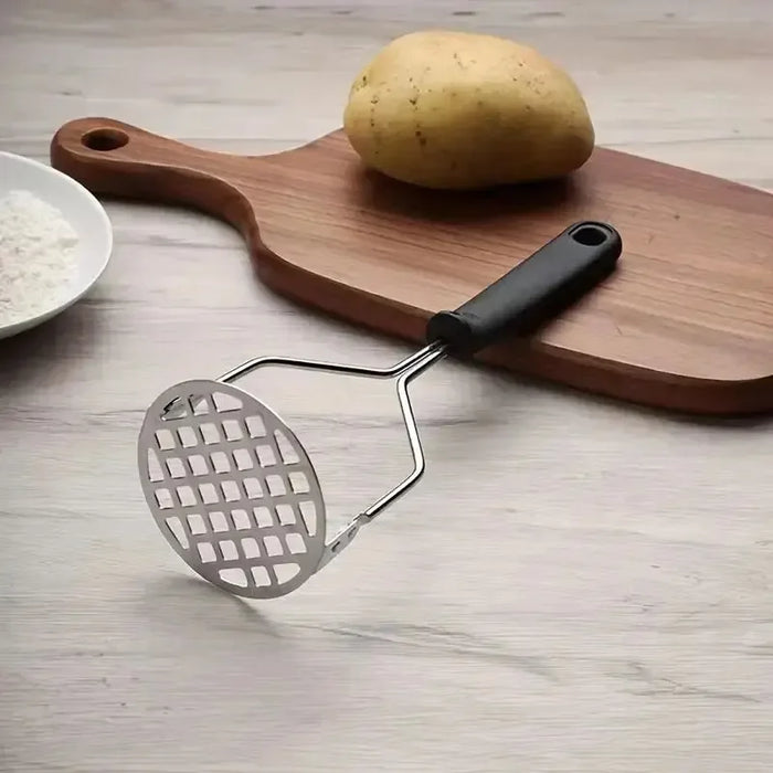 Prensa manual de patatas en acero inoxidable: perfecta para textura de puré y cocina creativa