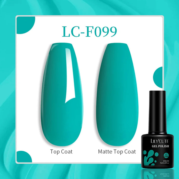 LILYCUTE 129 Farben 7 ml Nagel-Gel-Nagellack – semi-permanente Nagelkunst und Maniküre mit Soak-Off-LED-UV-Gel-Nagellack