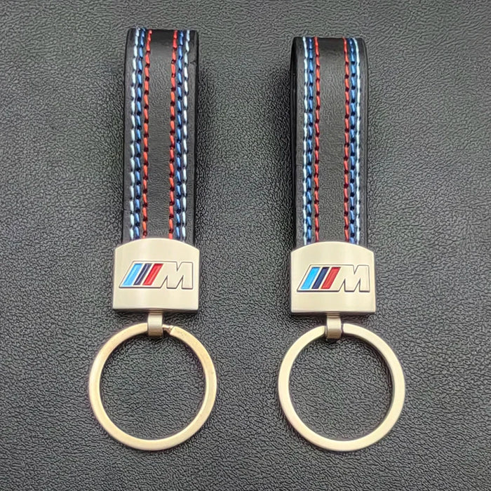 Exclusivo llavero de piel con emblema M para BMW, perfecto tanto para hombres como para mujeres, compatible con E39, F30, F20, E60, E90, E46, G30, G32, E70.