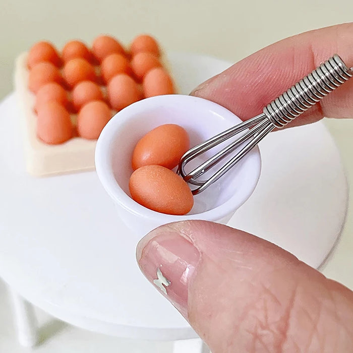 Ensemble miniature d'accessoires de cuisine pour maison de poupée – Objets de collection charmants et détaillés