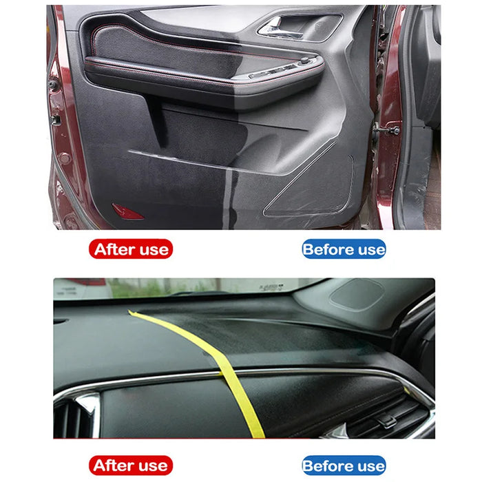 Rénovateur plastique automobile pour revêtement - Rénovateur pour boîtiers plastiques et caoutchouc avec noir brillant et surface protectrice