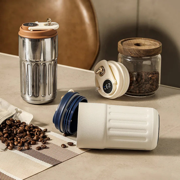 Bouteille Thermos intelligente avec affichage numérique de la température LED, tasse sous vide en acier inoxydable 316 pour le bureau et les voyages