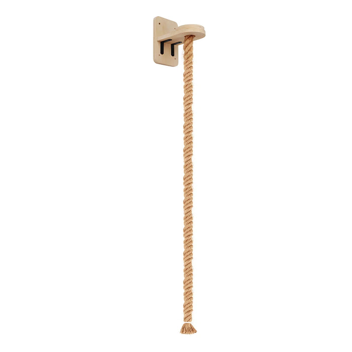 Arbre d'escalade mural en corde de sisal pour chat, avec griffe extensible et zone de jeu pour chats d'intérieur