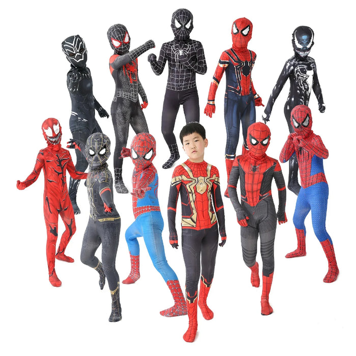 12 superbes costumes de super-héros pour enfants – Spiderman, Black Panther et Venom pour Halloween et Noël