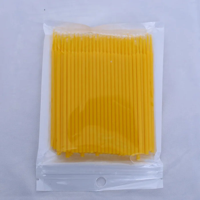 100pcs Disposable Micro Brushes for Car Paint - Perfect for Detail Work and Precision Repairs