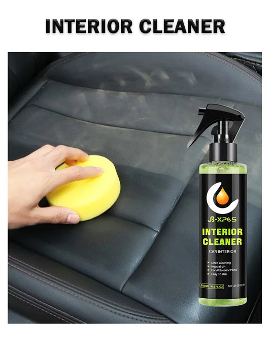 EAFC Car Foam Cleaning 50ML / 100ML - Neutral PH for Leather and Woven Textile, Cleaning Spray for Car Accessories