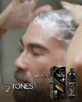 100ml Natural Herbal Hair Color Shampoo 3-in-1 for Gray Hair - Dark Brown and Black Shades for Men and Women - Coverage 2024