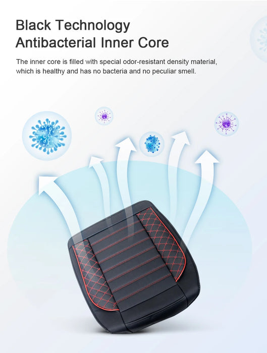 Funda para asiento de automóvil de alta calidad: cuero PU impermeable integral con ajuste universal para asientos de automóvil y accesorios para automóvil