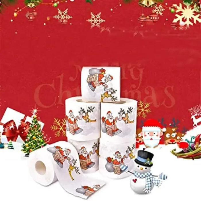 Décorations de Noël en papier toilette avec de charmants motifs pour la maison