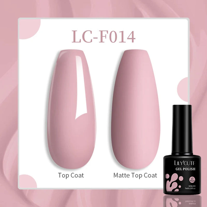 LILYCUTE 129 Farben 7 ml Nagel-Gel-Nagellack – semi-permanente Nagelkunst und Maniküre mit Soak-Off-LED-UV-Gel-Nagellack