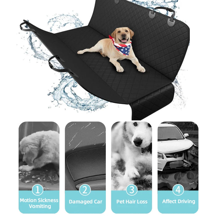 Jouet imperméable pour chien de voiture – Housse de voyage pour chien, hamac et tapis de sécurité pour siège arrière