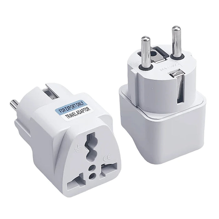 Adaptateur de voyage multifonctionnel - Convertisseur pour US/UK/AU vers EU/KR, 4,8 mm