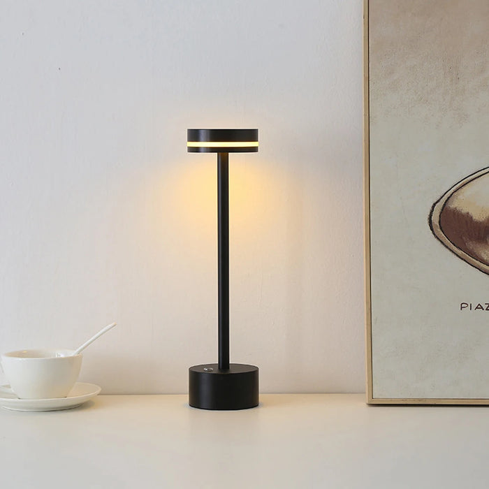 Lámpara LED táctil USB recargable de 5 V para mesa de café y bar - Luz nocturna decorativa moderna para el hogar