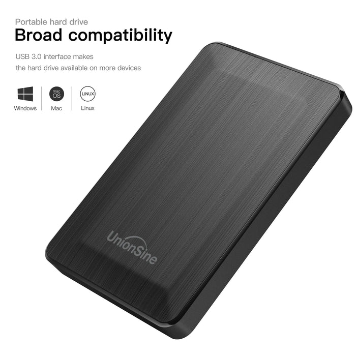 UnionSine-disco duro externo portátil de 2,5 pulgadas, 250GB, 320GB, 500GB, 1TB, almacenamiento USB 3,0, Compatible con PC, Mac, escritorio, MacBook