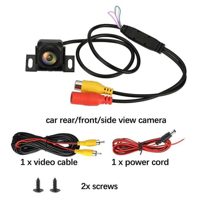 Caméra de recul pour voiture avec image claire 1080P et grand angle de 170 degrés, petite caméra de recul réglable sans interférence