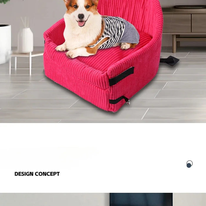 Housse de siège de voiture confortable pour chien et sac de transport pour chats – Coussin de voyage lavable pour animaux