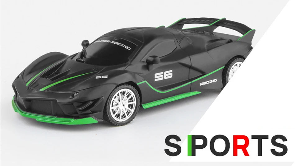 Voiture de sport radiocommandée pleine de vitesse avec lumières LED pour une expérience de course ultime