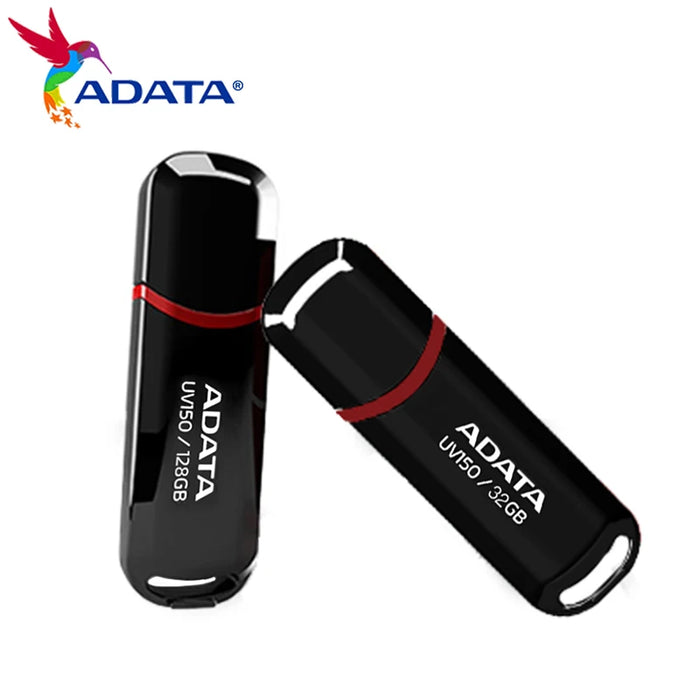 ADATA UV150 USB3.2 Hochgeschwindigkeits-Flash-USB-Flash-Laufwerk Plug-and-Play Einfach tragbares USB-Flash-Laufwerk Schwarz 256 GB 128 GB 64 GB 32 GB