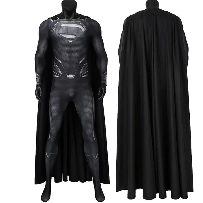 Disfraz de Superhéroe League Superboy Clark Kent, disfraz de Halloween, Carnaval, estampado 3D, Zentai, abrigo