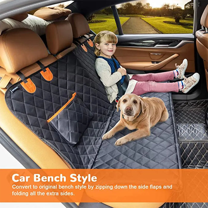 Funda impermeable para coche para perros, hamaca para perros pequeños, medianos y grandes, alfombrilla de seguridad para el asiento trasero