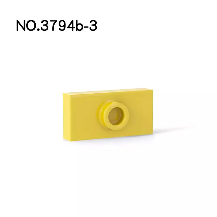 20 Stück MOC Parts 3794 Platte Spezial 1 x 2 mit 1 Knopf kompatible Bausteine ​​DIY Bausatz für Kinder Gehirn Geschenk