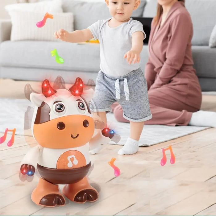 Jouet musical pour les tout-petits - Jouet d'apprentissage avec lumières LED et musique (batterie non incluse)