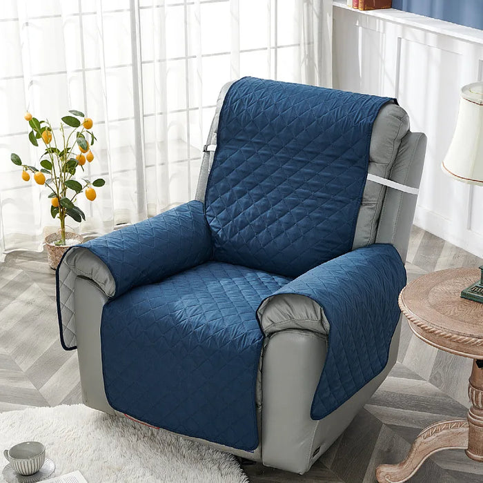 Housse de canapé matelassée pour fauteuil inclinable - Protection pour animaux et enfants avec fonction antidérapante