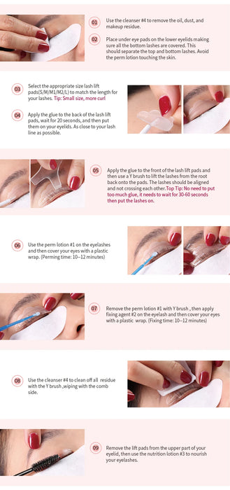 Lash Lift Kit von ICONSIGN – Permanentes Wimpernlifting, Pflege und Schwung, anpassbar für Ihre Marke