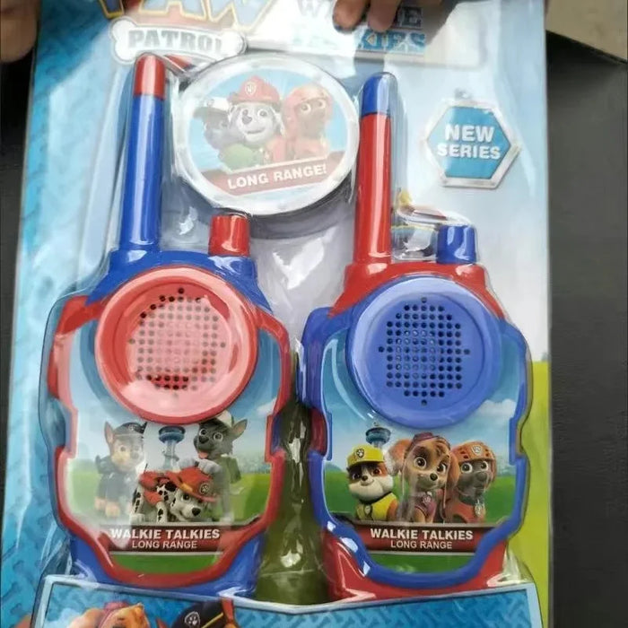 Ensemble de talkies-walkies PAW Patrol pour enfants – Communication radio de style dessin animé, équipement de jeu parent-enfant pour activités de plein air et jeux, cadeau