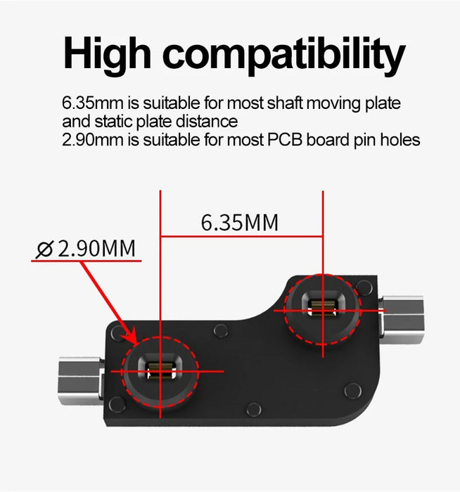 Conectores hembra PCB Kailh intercambiables en caliente CPG151101S11 - 110/90 piezas para interruptores Outemu y Cherry MX en teclados mecánicos