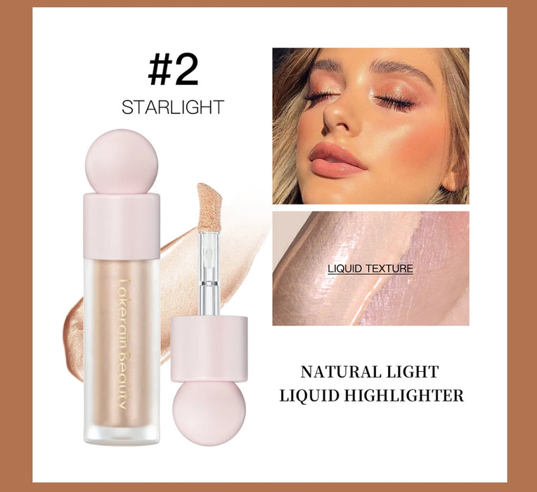 Flytande Highlighter och Bronzer i 4 Färger – Perfecta för Kontur och Lyster till Ansiktet