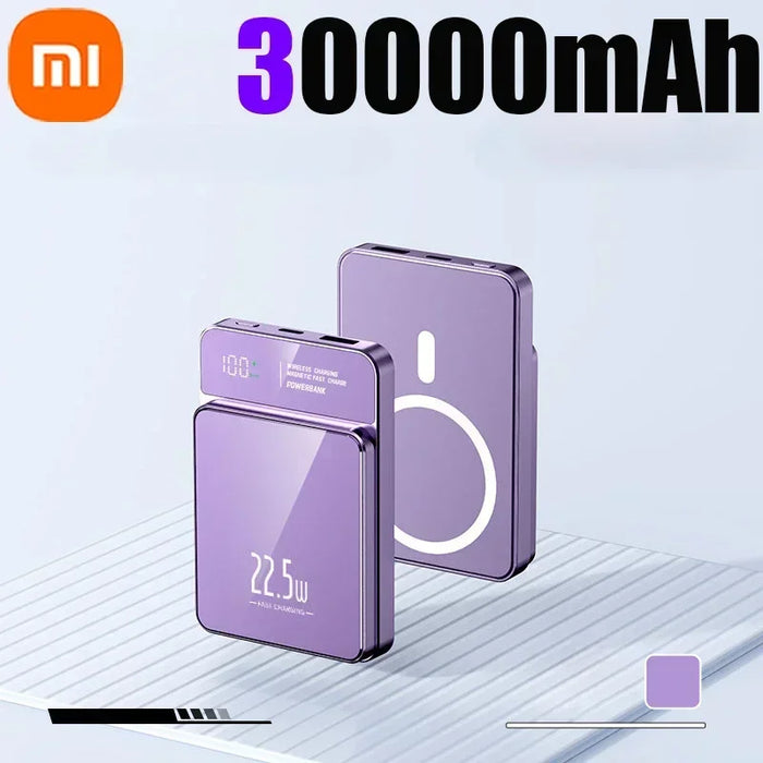 Xiaomi 50000 mAh MagSafe Powerbank – kabelloses Ladegerät Qi 22,5 W superschnelles Laden für iPhone, Samsung, Huawei