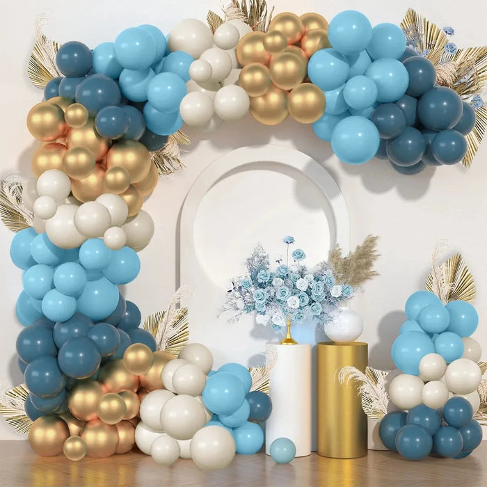 Kit de arco de guirnalda de globos para decoración de bodas y fiestas de cumpleaños para niños y adultos, bolas de látex para baby shower y revelación de género