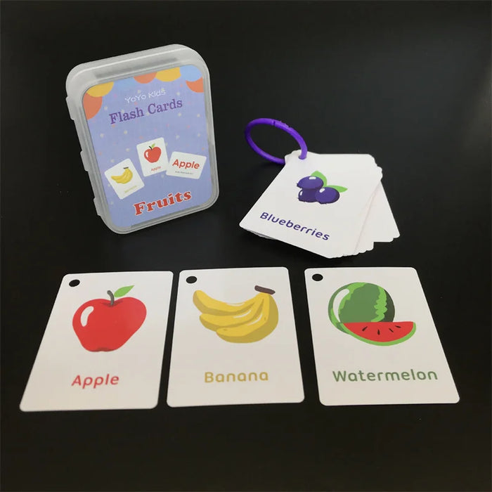 Cartes Flash d'apprentissage pour enfants avec photos, Alphabet, chiffres et couleurs, jouets éducatifs précoces pour enfants d'âge préscolaire et KTH