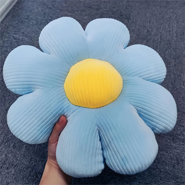 Coussin tournesol polyvalent, tapis de jeu floral pour la maison et le bureau, cadeau de vacances parfait