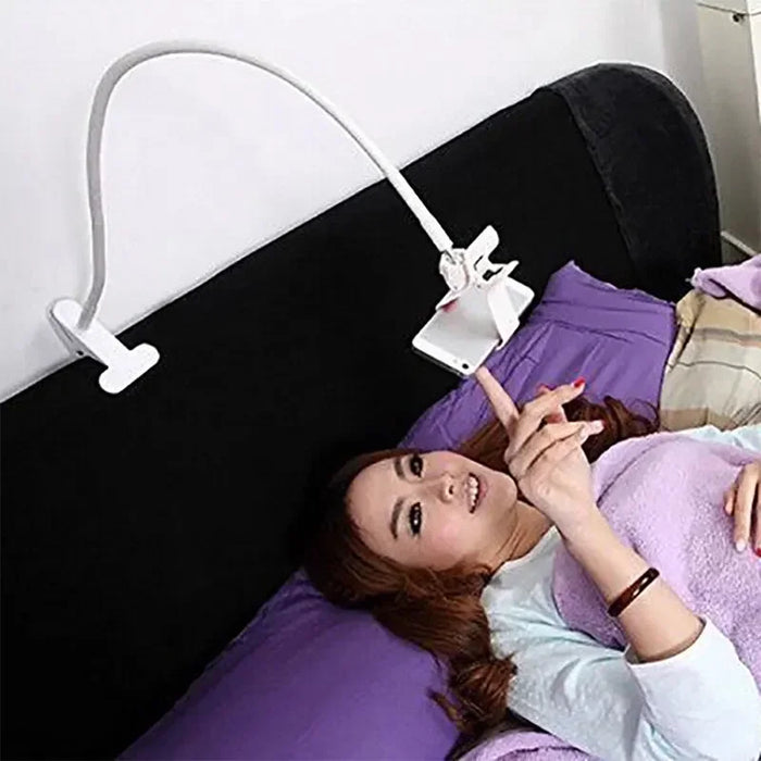 Soporte universal para teléfono móvil con soporte flexible para cama, mesa y abrazadera de mesa para teléfono inteligente