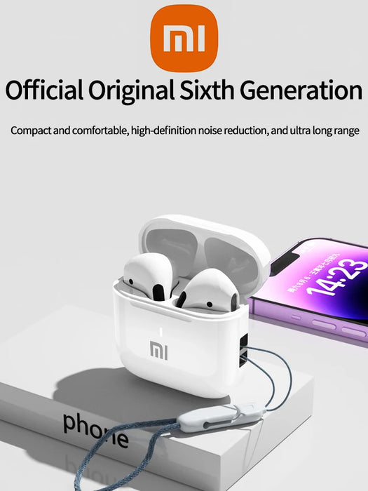 XIAOMI MIJIA Buds5 Auriculares Inalámbricos con Sonido HIFI, Bluetooth 5.3, Resistentes al Agua y Micrófono para Deportes y Juegos en Android e iOS