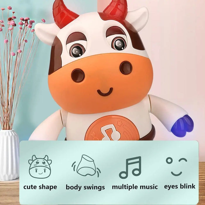 Jouet musical pour les tout-petits - Jouet d'apprentissage avec lumières LED et musique (batterie non incluse)