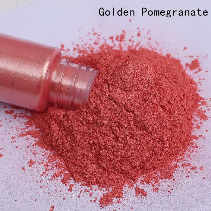 Vibrant Mica Powder Pigments for Nail Art, Glitter Crafts, Soap Making, Epoxy Resin, Eyeshadow, Lipstick, and Car Paint