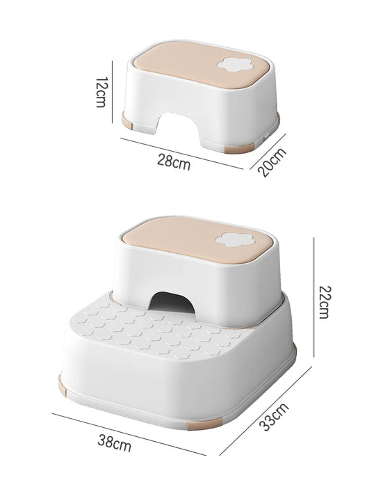 Échelle enfant avec patins antidérapants - Tabouret pour l'apprentissage de la propreté et la sécurité dans la chambre des enfants