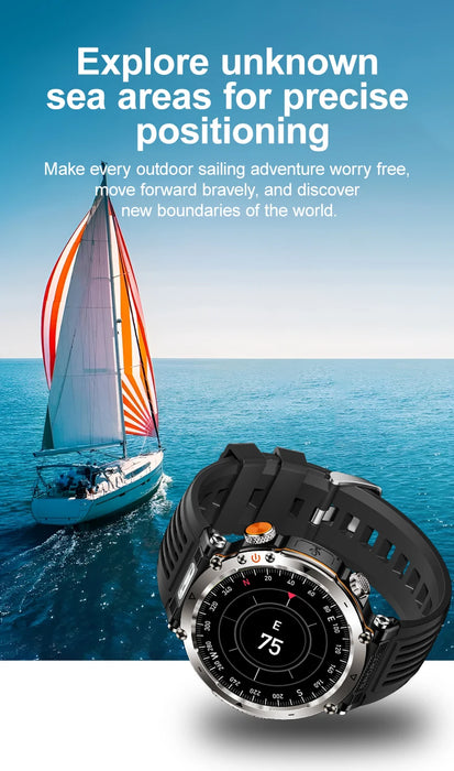 NAMOFOTO New Smartwatch 1.7'' Fashion Watch for Men and Women with Fitness Functions and LED Light