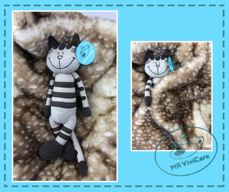 MR ViviCare Juguete de Peluche para Gato: Juguete de Peluche Suave y Lindo para niños, Perfecto como Accesorios para Fotos y Regalos de cumpleaños