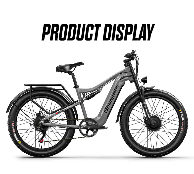 Shengmilo S600 26 Zoll Elektrofahrrad 2000W Motor Fat Bike 48V17.5AH Herren Mountainbike Erwachsene City Bike Ebike